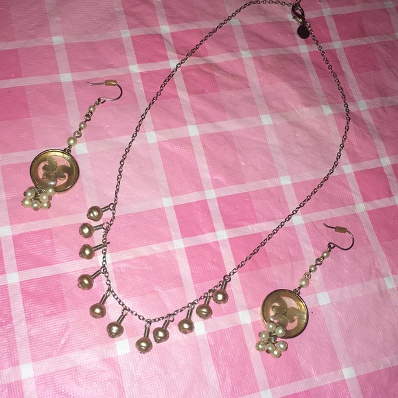 🎈SALE🎈☘️#44. 2-PC.”DAINTY PEARL BEAD” SET☘️ - Picture 6 of 7